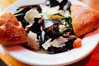 Product: Like Mussels? You'll love these! - Geddy's in Downtown Bar Harbor, just steps from the town pier. - Bar Harbor, ME American Restaurants