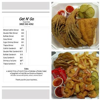 Product - Get N Go Fish in Omaha, NE Seafood Restaurants