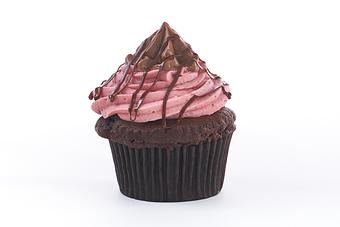 Product: Chocolate Cake, Strawberry & Chocolate Whipped Cream, Drizzzle of Chocolate Ganache - Gigi's Cupcakes in Hilton Neighborhood - Maplewood, NJ Bakeries