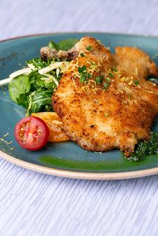 Product: Delectable chicken schnitzel - Glitretind Restaurant in Deer Valley - Park City, UT American Restaurants