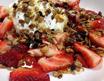 Product: Greek Yogurt with Fruit and Granola - Gourmet Girls Gluten Free Bakery / Bistro in Tucson, AZ Bakeries