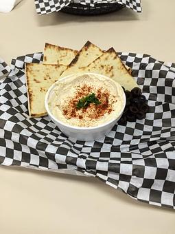 Product: Fresh Hummus made daily - Gyro & Burrito House in Fort Worth, TX Mexican Restaurants