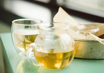 Product: An authentic spring-picked white tea from southern China scented with jasmine blossoms. The delicate, refreshing character of this tea is enhanced with the essence of peaches. - Harold's Coffee Lounge in Northwood - West Palm Beach, FL Coffee, Espresso & Tea House Restaurants