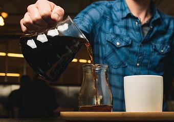 Product: Versatile and balanced, this blend is an easy-to-enjoy coffee with a smooth body. Hints of toasted almond and dried fruits accompany the predominant flavor of milk chocolate. - Harold's Coffee Lounge in Northwood - West Palm Beach, FL Coffee, Espresso & Tea House Restaurants
