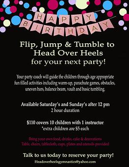 Product - Head Over Heels in Staunton, VA Sports & Recreational Services