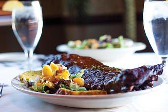 Product: Mango BBQ Ribs - Hemingway's at the Coral Reef in Ocean City, Maryland. Downtown. - Ocean City, MD American Restaurants