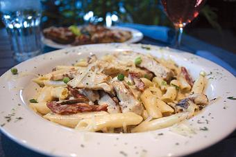 Product: Rasta Pasta - Hemingway's at the Coral Reef in Ocean City, Maryland. Downtown. - Ocean City, MD American Restaurants