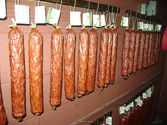 Product: Old Fashioned Summer Sausage at the Hermann Wurst Haus - Hermann Wurst Haus in Historic Downtown Hermann - Hermann, MO Delicatessen Restaurants