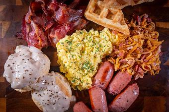 Product: All You Can Eat Wurst Breakfast - Hermann Wurst Haus in Historic Downtown Hermann - Hermann, MO Delicatessen Restaurants