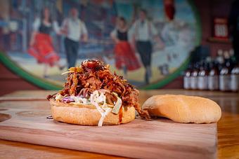 Product: Hermann Hawg BBQ - Hermann Wurst Haus in Historic Downtown Hermann - Hermann, MO Delicatessen Restaurants