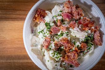 Product: Loaded Potato Salad - Hermann Wurst Haus in Historic Downtown Hermann - Hermann, MO Delicatessen Restaurants