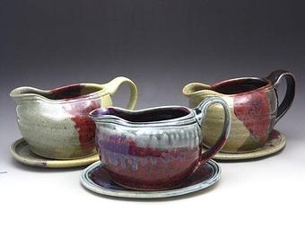 Product: Gravy Boats - Hickory Flat Pottery in Clarkesville, GA Shopping & Shopping Services