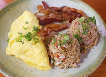 Product: Scrambled Eggs & Bacon - Highway Inn Kaka'ako in Kaka'ako - Honolulu, HI Diner Restaurants