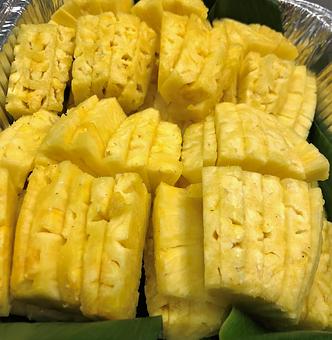 Product: Slices of Pineapple grown right here - Highway Inn Kaka'ako in Kaka'ako - Honolulu, HI Diner Restaurants