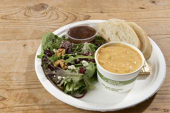Product: Soup and salad combo - Hilmar Cheese Visitor Center in Hilmar, CA Coffee, Espresso & Tea House Restaurants