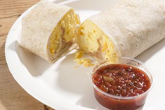 Product: Breakfast Burrito - Hilmar Cheese Visitor Center in Hilmar, CA Coffee, Espresso & Tea House Restaurants