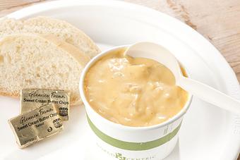 Product: Hilmar's original recipe of cheese chowder soup - Hilmar Cheese Visitor Center in Hilmar, CA Coffee, Espresso & Tea House Restaurants