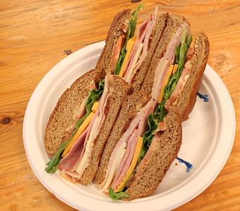 Product: Hearty sandwich - Hilmar Cheese Visitor Center in Hilmar, CA Coffee, Espresso & Tea House Restaurants