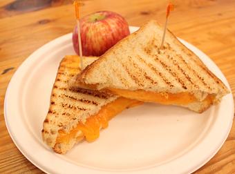 Product: Kids grilled cheese - Hilmar Cheese Visitor Center in Hilmar, CA Coffee, Espresso & Tea House Restaurants