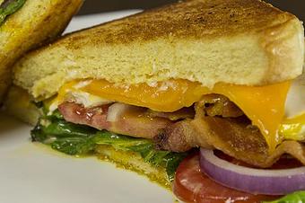 Product: Fried Egg Sandwich - Houndstooth Saloon in Chicago, IL Bars & Grills