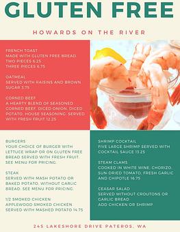 Product - Howards Rivers Restaurant in Pateros, WA American Restaurants