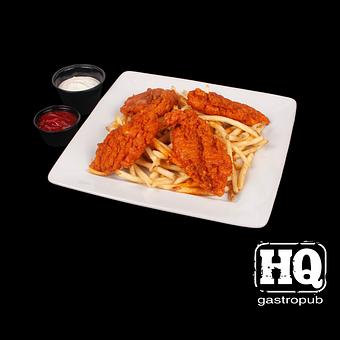 Product: Buffalo Chicken Strips - HQ Gastropub - Woodland Hills in Woodland Hills, CA Global Restaurant