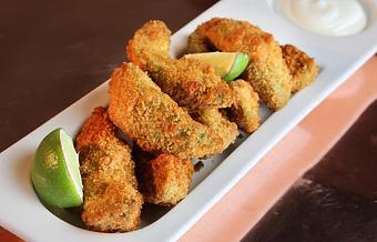 Product: Served with Pepper Lime Aioli - Hyde Park Bar & Grill in South Austin - Austin, TX American Restaurants