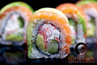 Product: Tetsuna or Seventh Heaven Roll.       A little taste of heaven! - Ichikawa Sushi Bar & Steak House in Port Townsend, WA Japanese Restaurants