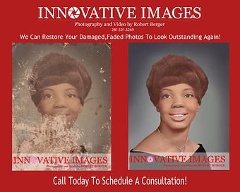 Product: Expert Photo Restoration in Houston - Innovative Images Photography By Robert Berger in Westchase - Houston, TX Misc Photographers