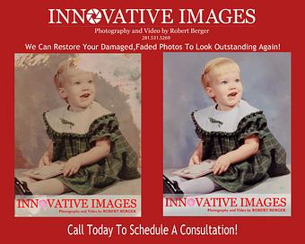 Product: Photo Restoration for flood water damaged pictures - Innovative Images Photography By Robert Berger in Westchase - Houston, TX Misc Photographers