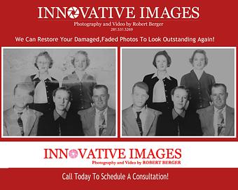 Product: Photograph Picture Restoration - Innovative Images Photography By Robert Berger in Westchase - Houston, TX Misc Photographers