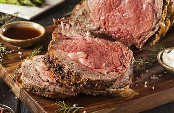 Product: Isa's Brasstown Prime Rib served each Friday and Saturday - Isa's Bistro in Downtown Asheville - Asheville, NC American Restaurants