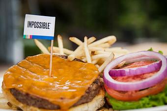 Product: The "Impossible" Burger - J.B. Dawson's Restaurant & Bar in Langhorne, PA American Restaurants