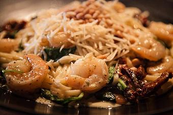 Product: Shrimp Pasta Saute - J.B. Dawson's Restaurant & Bar in Langhorne, PA American Restaurants