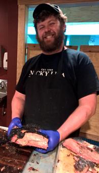 Product: Pit Master Tony shows his stuff. - Jack's BBQ in Seattle, WA Barbecue Restaurants