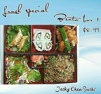 Product: Lunch special menu - Jacky Chan Sushi in Wichita, KS Japanese Restaurants