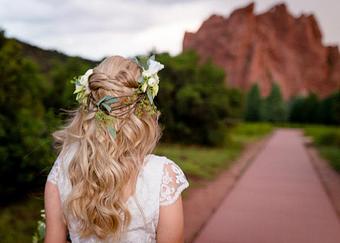 Product: Bridal Hair and Makeup by Jaded Beauty. Photography by Jon Kohlwey Photography. Venue: Garden of the Gods, Colorado Springs, Colorado wedding - Jaded Beauty in Denver, CO Beauty Salons