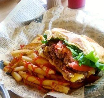 Product - Jake's Wayback Burgers in Stoughton, MA Hamburger Restaurants