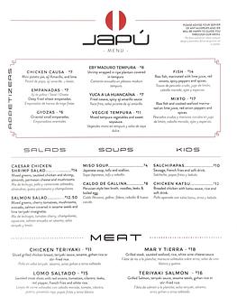 Product - Japú Restaurant in Lawrence, MA Japanese Restaurants