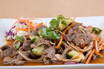Product: Beef Spicy Salad - Jasmine Thai Restaurant in Palmdale, CA Thai Restaurants