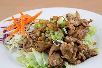 Product: Pork Pepper Garlic - Jasmine Thai Restaurant in Palmdale, CA Thai Restaurants