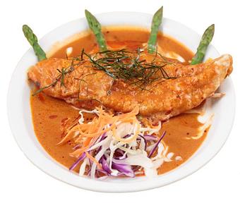 Product: Sole Fillet With Chu Chee Curry Sauce - Jasmine Thai Restaurant in Palmdale, CA Thai Restaurants