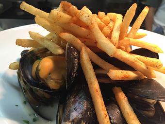 Product: Mussels + Fries - Jeninni Kitchen + Wine Bar in pacific grove - Pacific Grove, CA Bars & Grills