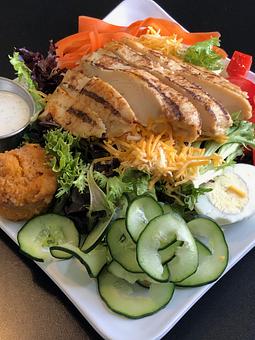 Product: Mesquite Grilled Chicken Salad - Jester's Cafe in WILMINGTON, NC American Restaurants