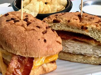 Product: Chicken Bacon Cheddar Ranch Melt - Jester's Cafe in WILMINGTON, NC American Restaurants
