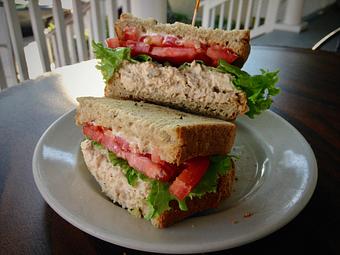 Product: Tuna Salad Sandwich - Jester's Cafe in WILMINGTON, NC American Restaurants