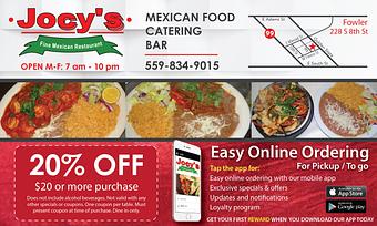 Product - Jocy's Mexican Restaurant in Fowler, CA Mexican Restaurants