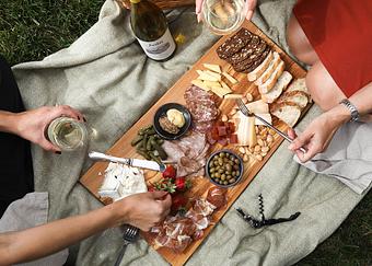 Product: Sip on Jordan Chardonnay while savoring an array of homemade gourmet foods, from pork rillettes and Journeyman salumi to citrus marinated olives, artisan cheeses and more. - Jordan Vineyard & Winery in Healdsburg, CA Restaurants/Food & Dining