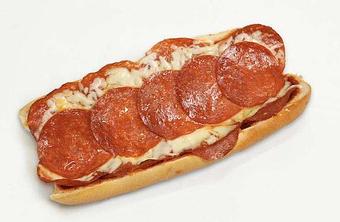 Product: Pepperoni, topped with our original Pizza sauce, with melted Mozzarella Cheese. - JR's Pub in Naval Weapons Station / Goose Creek - GOOSE CREEK, SC American Restaurants