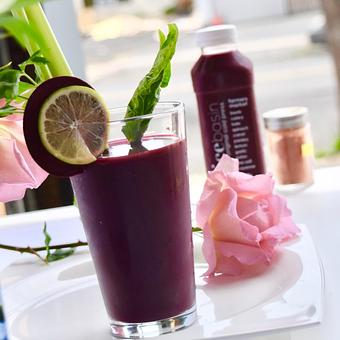 Product: Beet juice whether Maid of Honor or Farmer's Market all oxygenate the blood, restore and revitalize wellness. - Juice Basin in local shops to walk and explore - Jersey City, NJ Food & Beverage Stores & Services